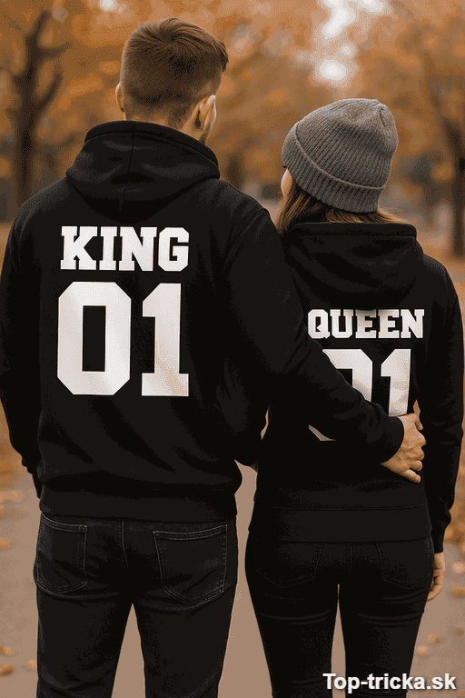 Mikiny pre páry King Queen 01
