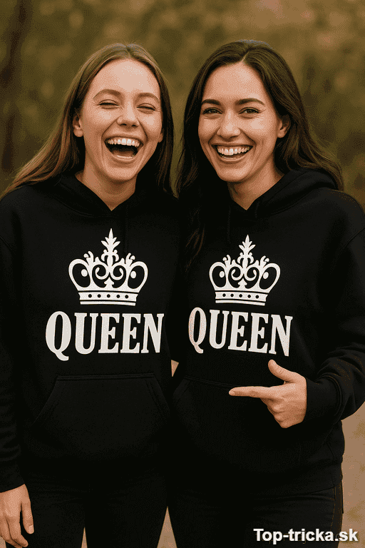 Mikiny pre páry Queen