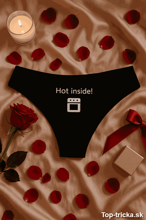 Vtipná dámska bielizeň Hot Inside