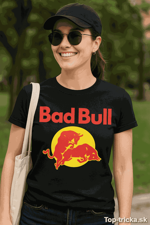 Vtipné tričko Bad Bull