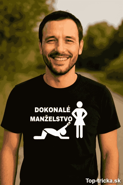 Vtipné tričko dokonalé manželstvo