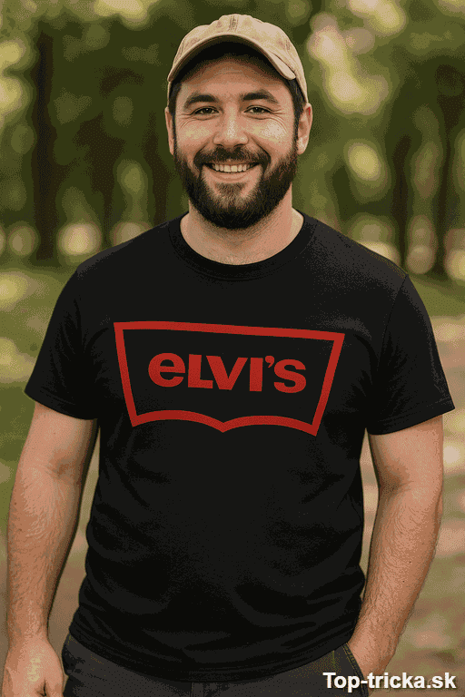 Vtipné tričko eLVI'S