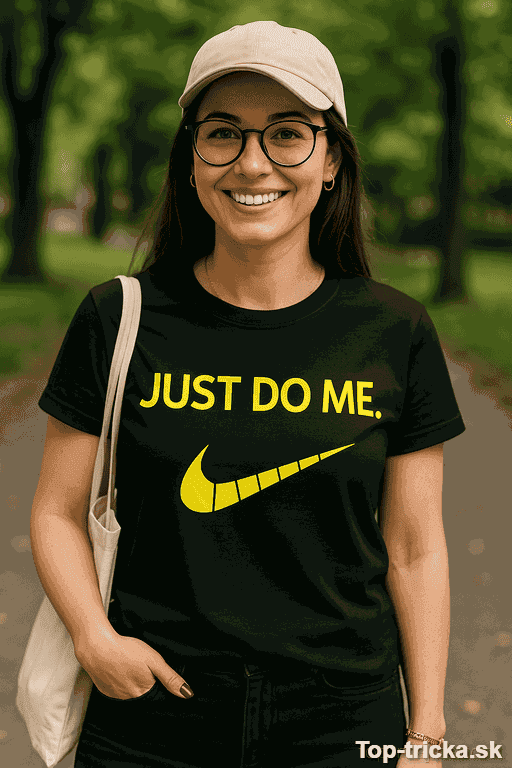 Vtipné tričko Just Do Me úsmev