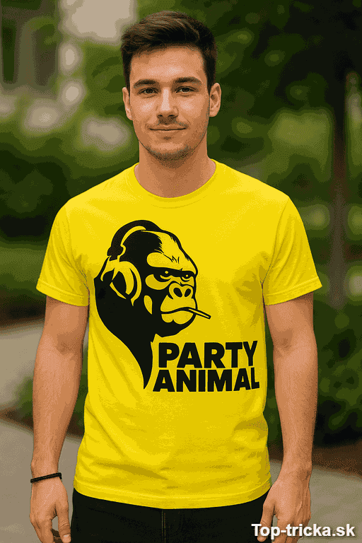 Vtipné tričko Party Animal