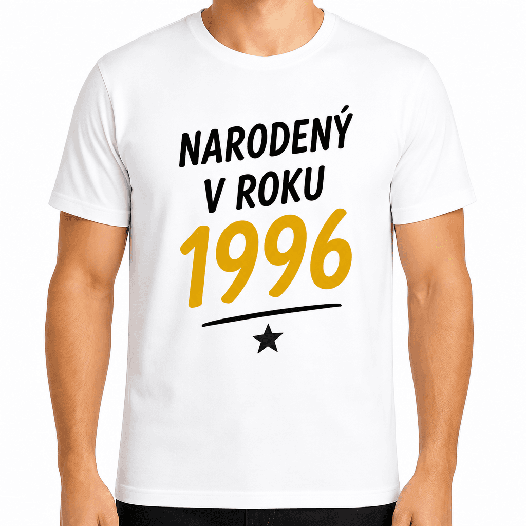 Tričko k 30. narodeninám – Narodený v roku 1996