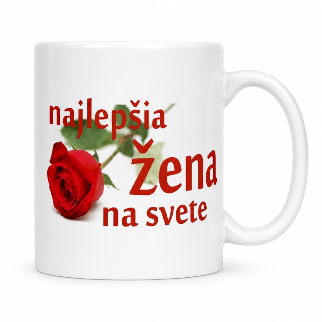 Vtipný hrnček najlepšia žena na svete