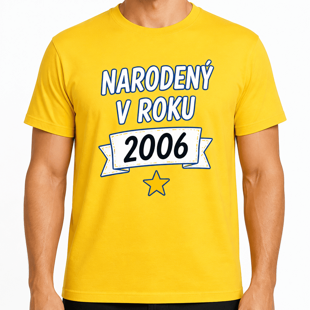 Tričko k 20. narodeninám – Narodený v roku 2006