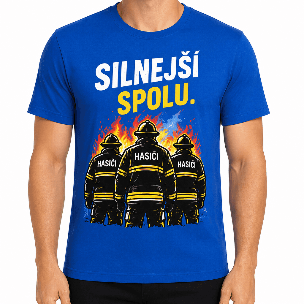 Tričko pre hasiča – Silnejší spolu.
