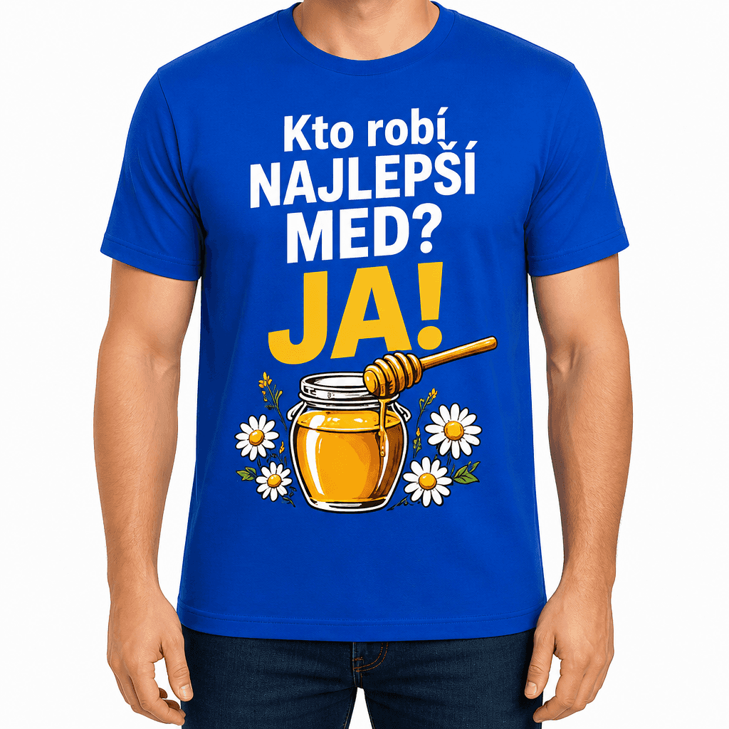 Tričko pre včelára – Kto robí NAJLEPŠÍ MED? JA!