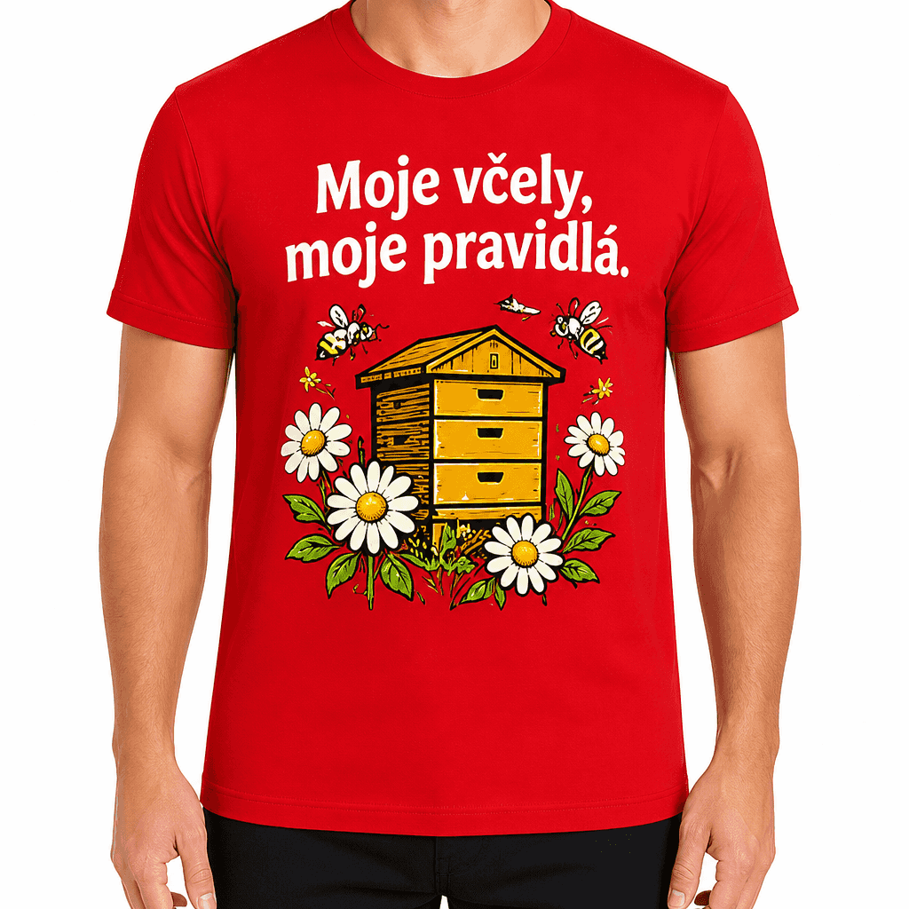 Tričko pre včelára – Moje včely, moje pravidlá.