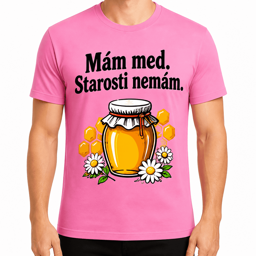 Tričko pre včelára – Mám med. Starosti nemám.