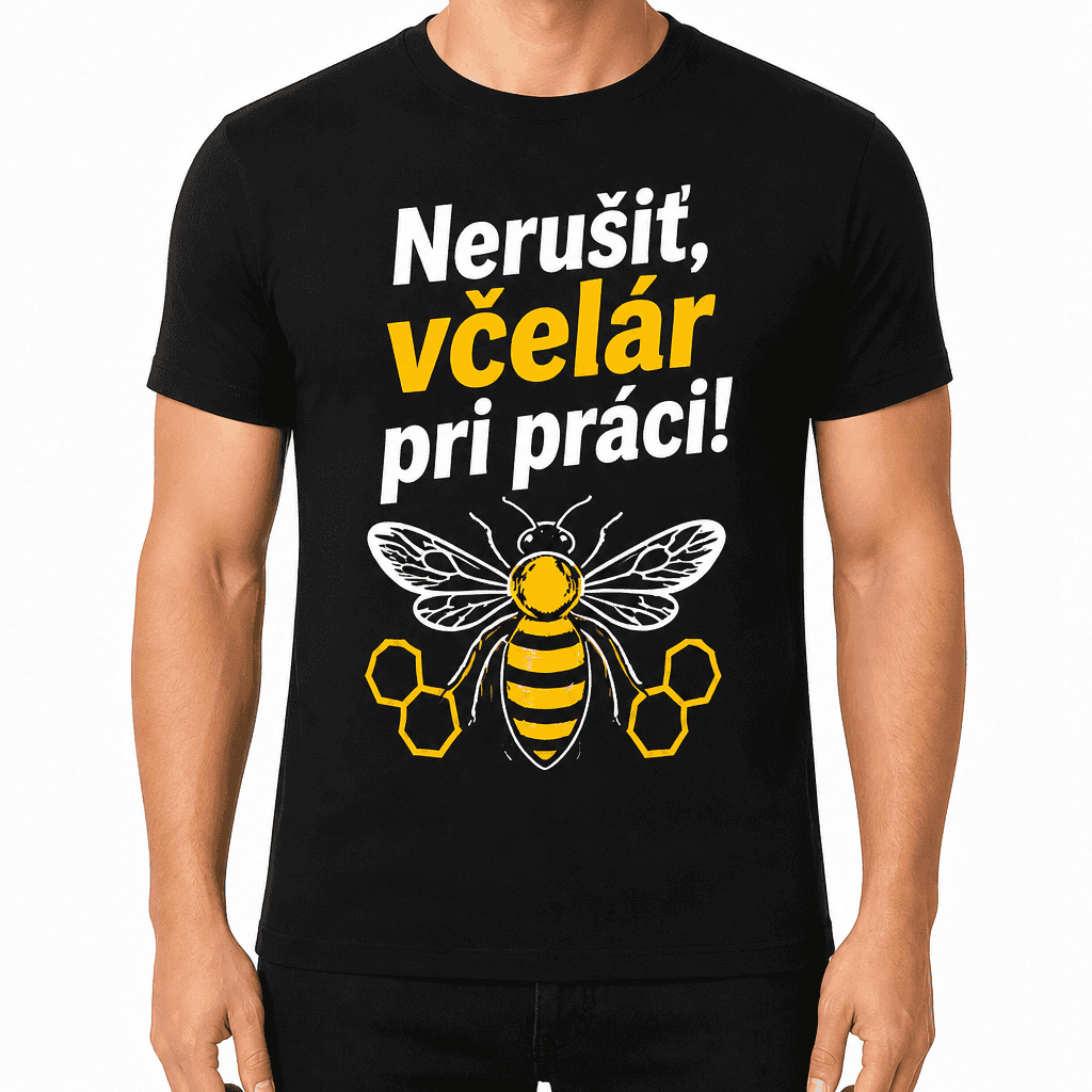 Tričko pre včelára – Nerušiť, včelár pri práci!