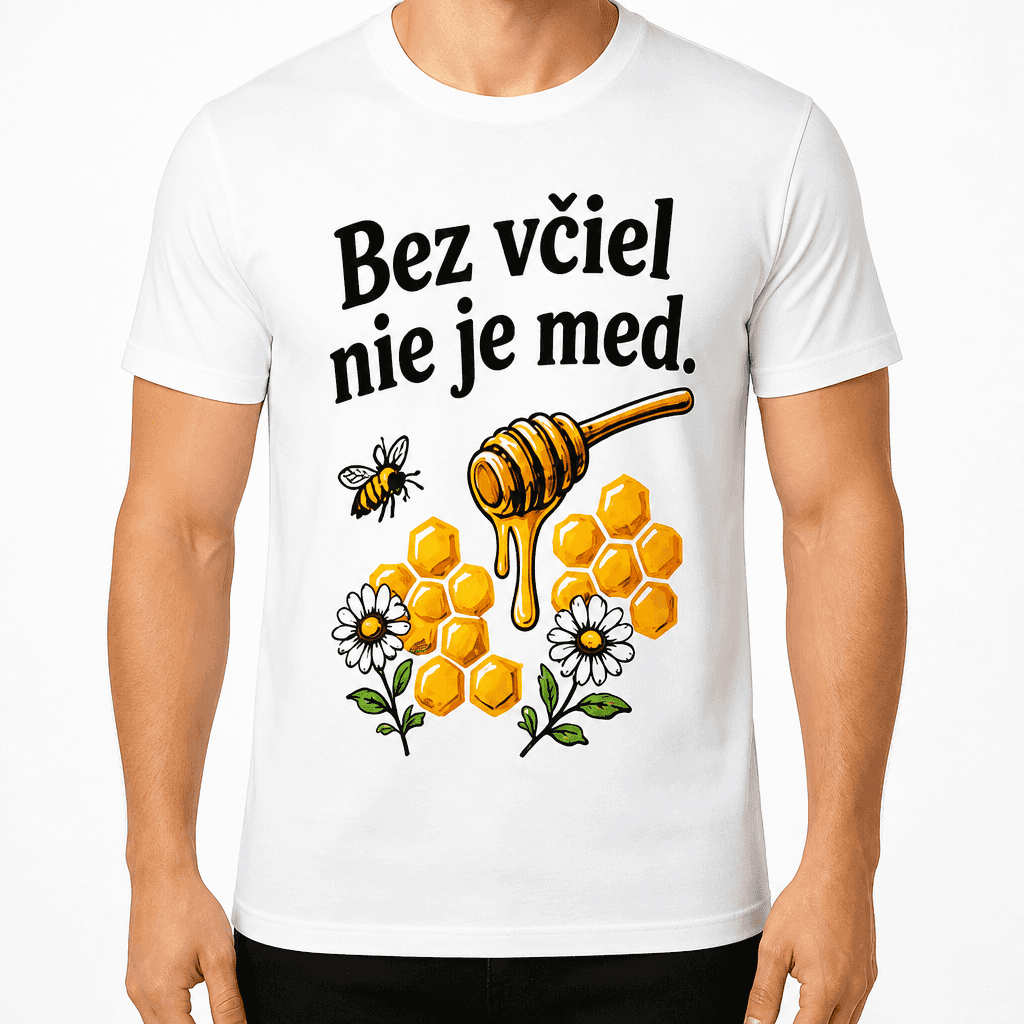 Tričko pre včelára – Bez včiel nie je med.