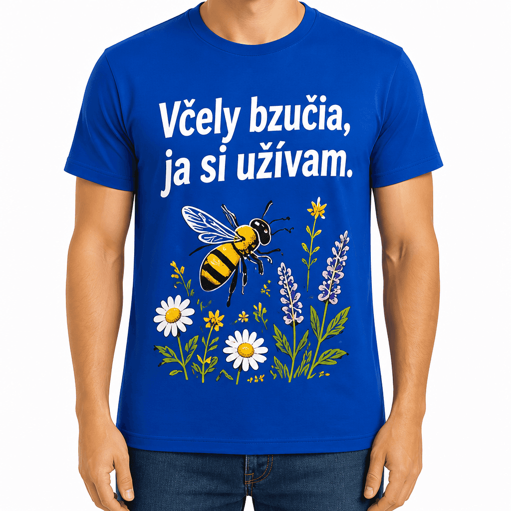 Tričko pre včelára – Včely bzučia, ja si užívam.