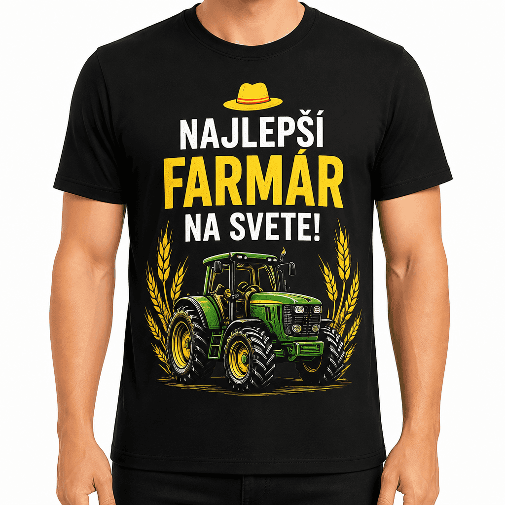 Tričko pre farmára – NAJLEPŠÍ FARMÁR NA SVETE!