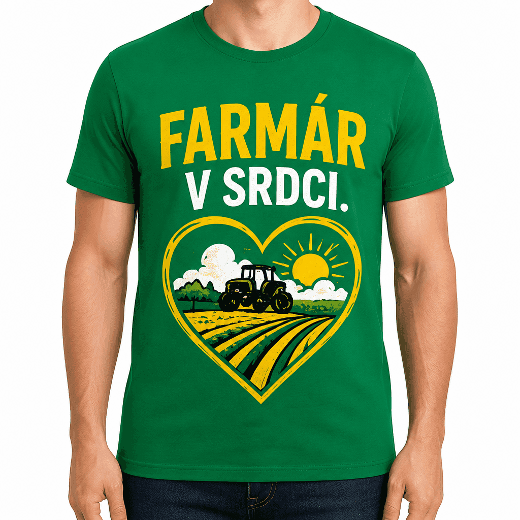 Tričko pre farmára – FARMÁR V SRDCI.
