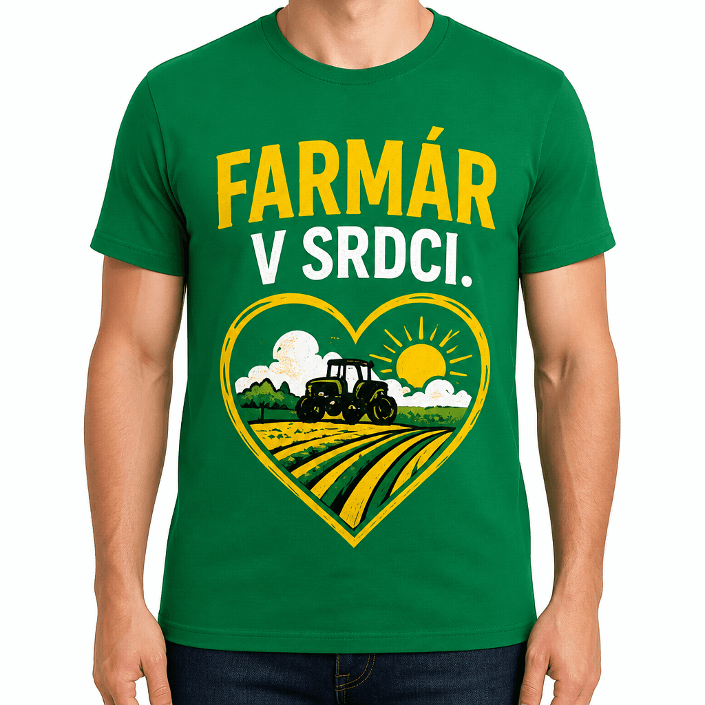 Tričko pre farmára – FARMÁR V SRDCI.