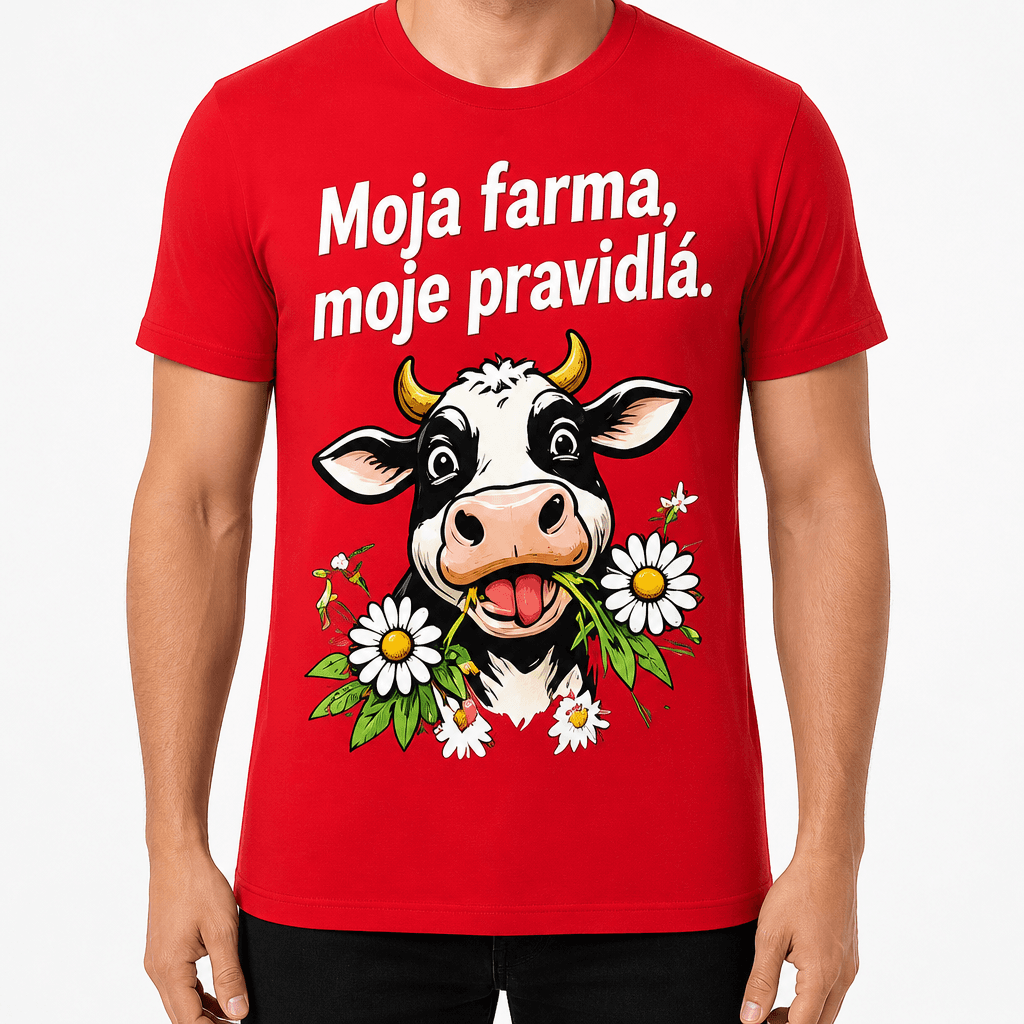 Tričko pre farmára – Moja farma, moje pravidlá.