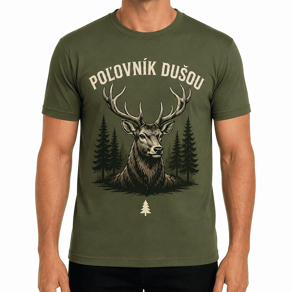 Tričko pre poľovníka – POĽOVNÍK DUŠOU