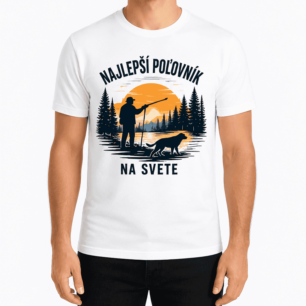 Tričko pre poľovníka – NAJLEPŠÍ POĽOVNÍK NA SVETE