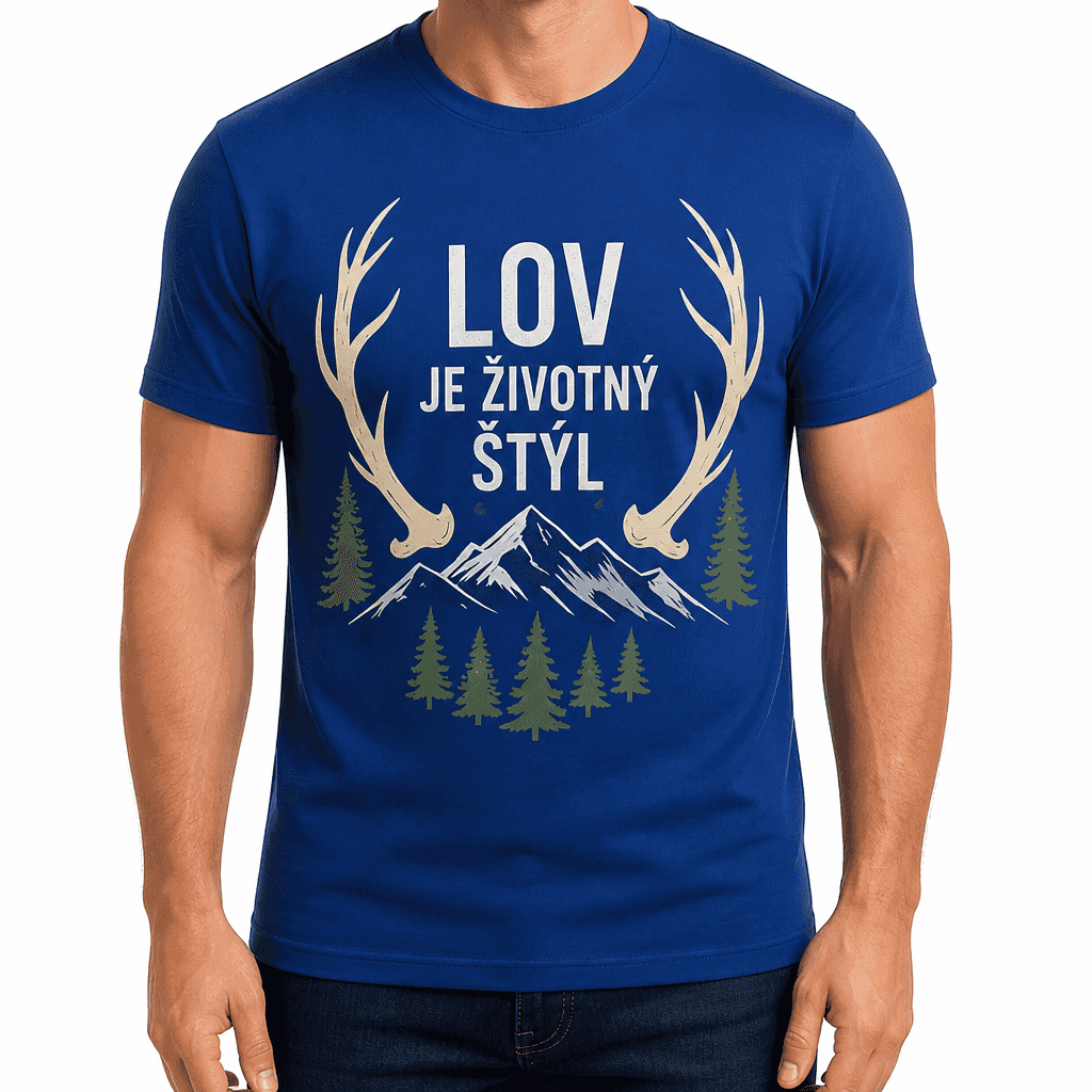 Tričko pre poľovníka – LOV JE ŽIVOTNÝ ŠTÝL