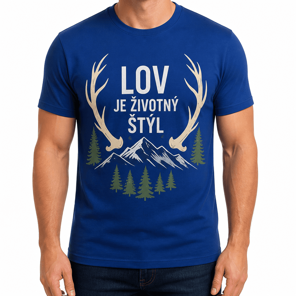Tričko pre poľovníka – LOV JE ŽIVOTNÝ ŠTÝL
