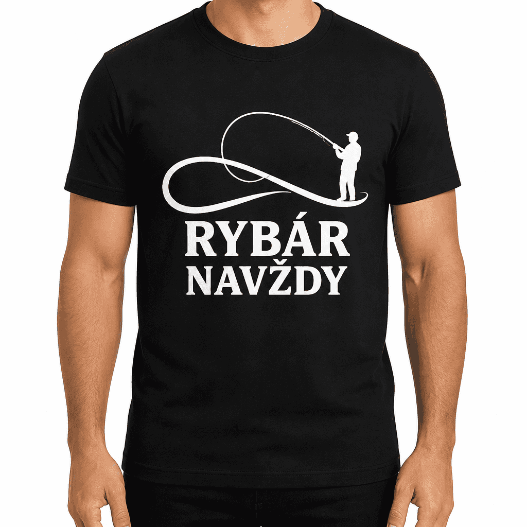 Tričko pre rybára – RYBÁR NAVŽDY