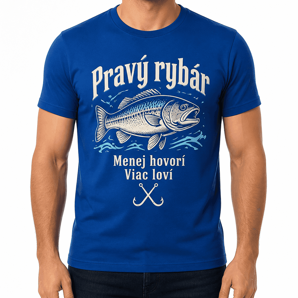 Tričko pre rybára – Pravý rybár