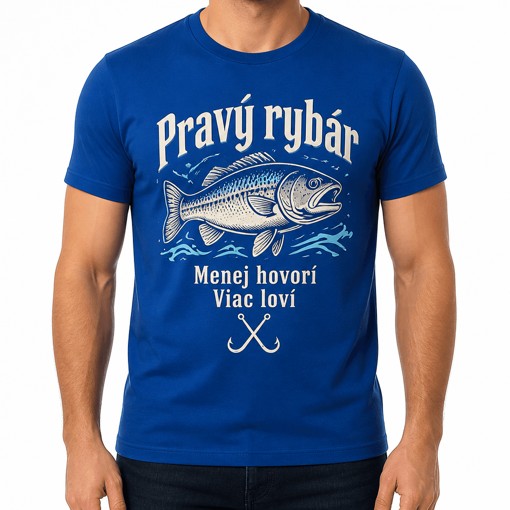 Tričko pre rybára – Pravý rybár