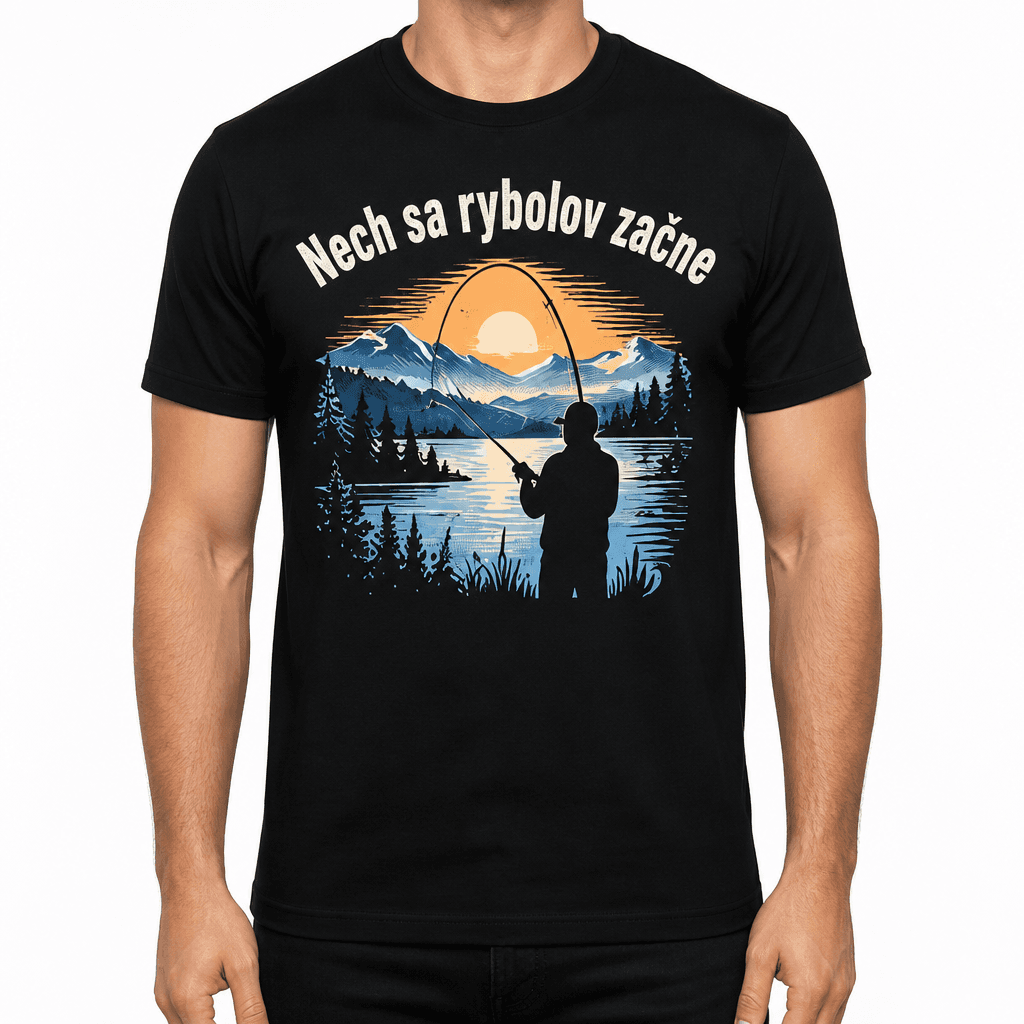 Tričko pre rybára – Nech sa rybolov začne