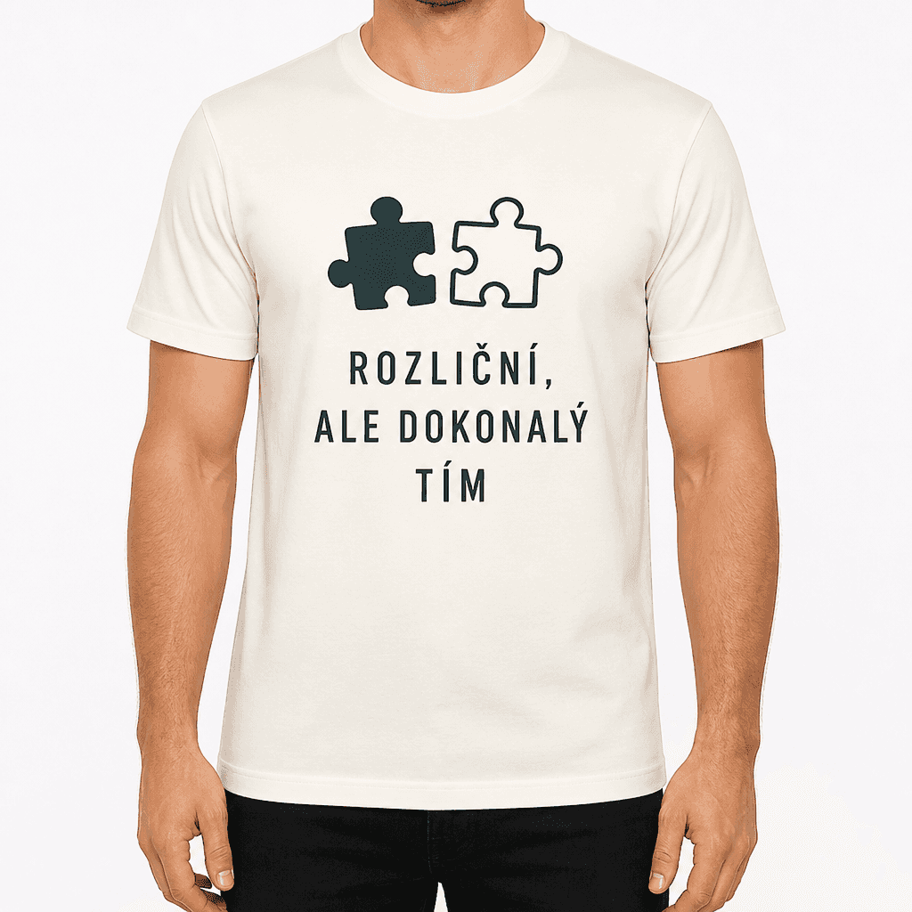 Tričko pre kolegu – ROZLIČNÍ, ALE DOKONALÝ TÍM