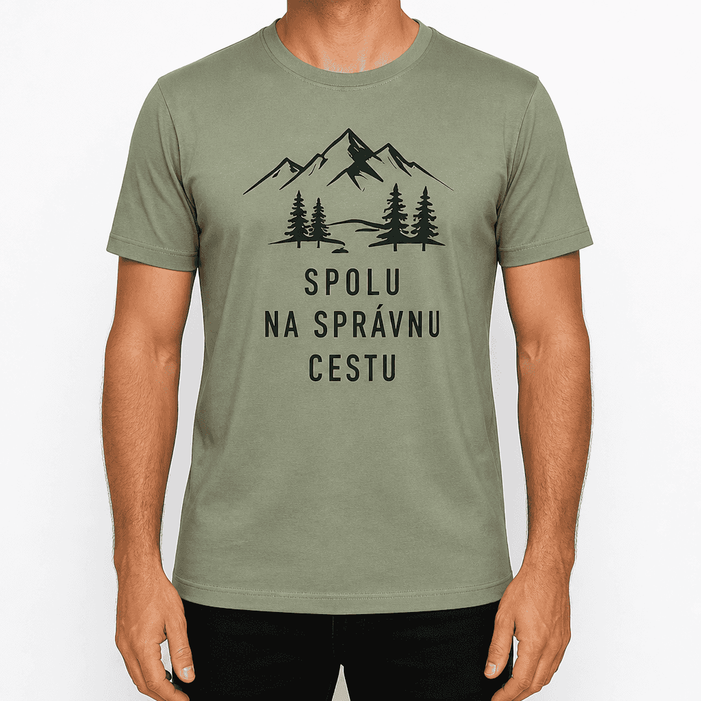 Tričko pre kolegu – SPOLU NA SPRÁVNU CESTU