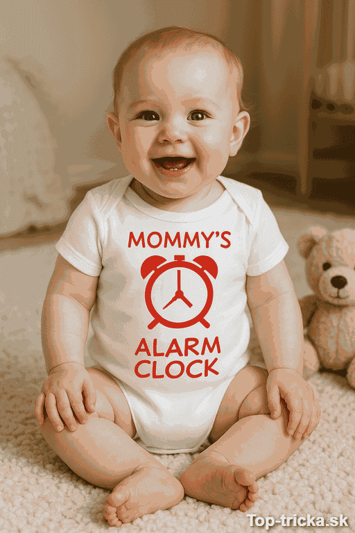 Detské body mommy's alarm clock