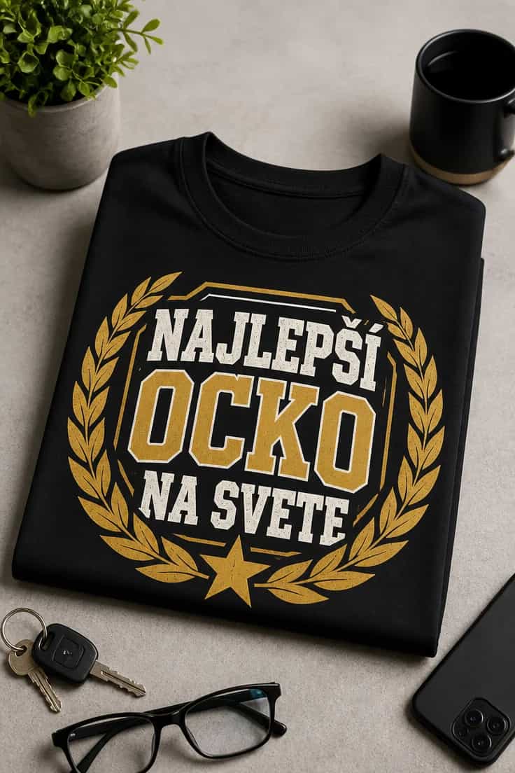 Pánske tričko pre ocka – Najlepší ocko na svete