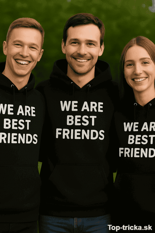 Sada mikín s kapucňou We are best friends