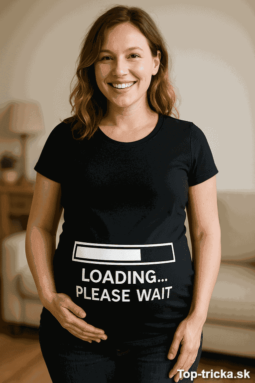 Tehotenské tričko Loading please wait