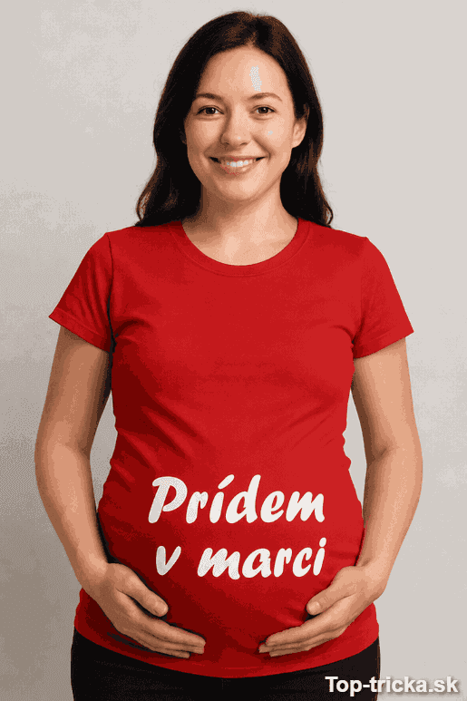 Tehotenské tričko prídem v marci