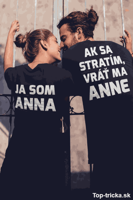Tričká pre páry ak sa stratím s ľubovoľným menom