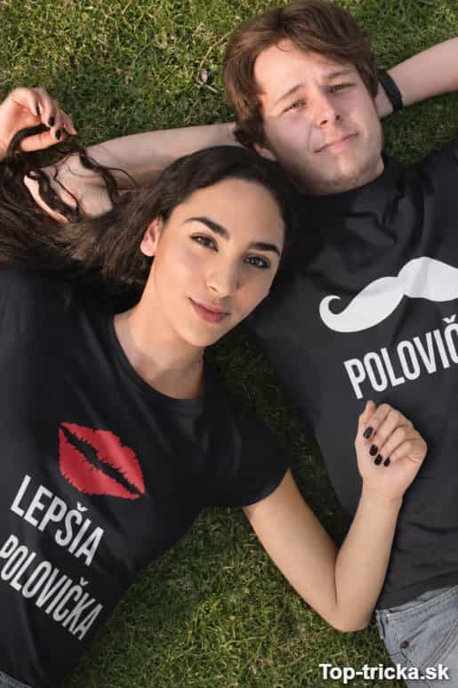 Tričká pre páry dve polovičky