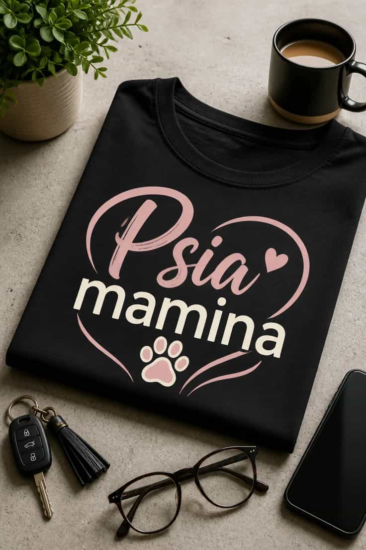 Tričko pre milovníčku psov – Psia mamina