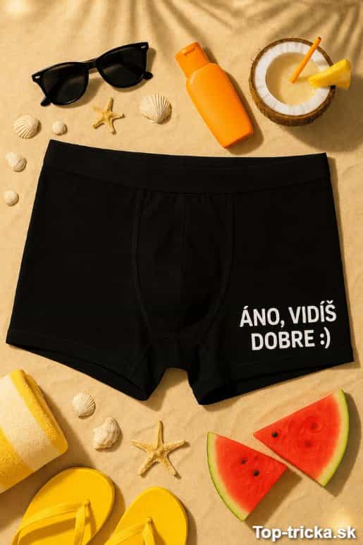 Vtipná pánska bielizeň áno vidíš dobre