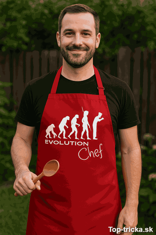 Vtipná zástera Evolution Chef
