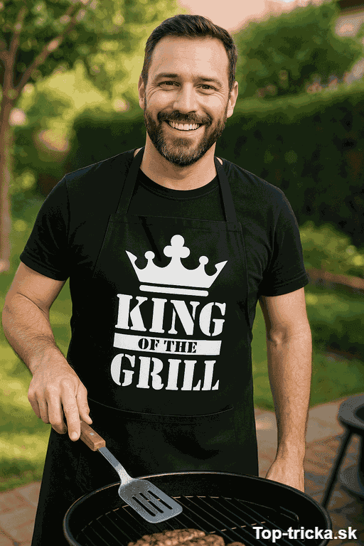 Vtipná zástera King of the Grill