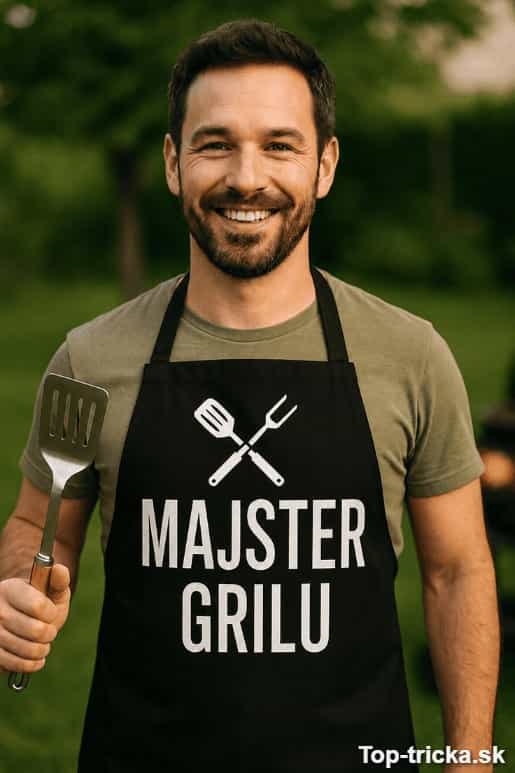 Vtipná zástera majster grilu