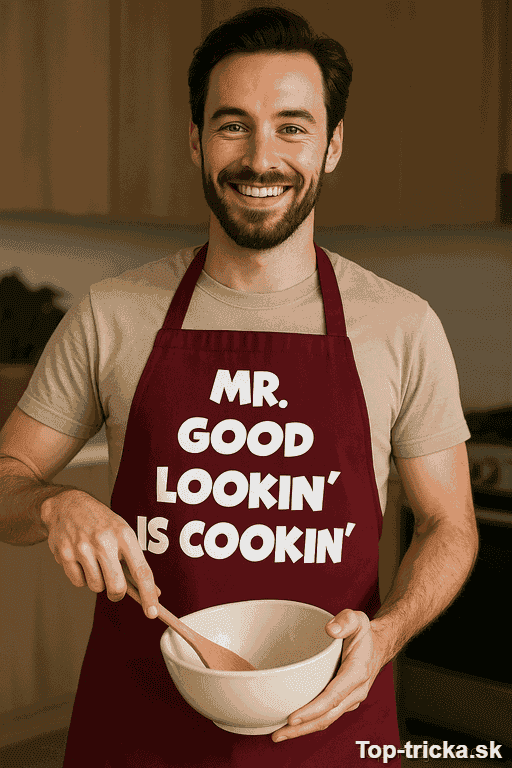 Vtipná zástera mr good lookin' is cookin'