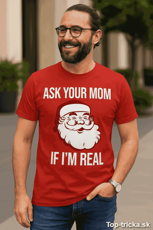 Vtipné tričko ask your mom