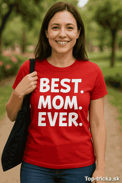 Vtipné tričko Best Mom Ever