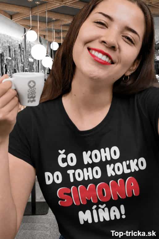 Vtipné tričko koľko míňa s ľubovoľným menom