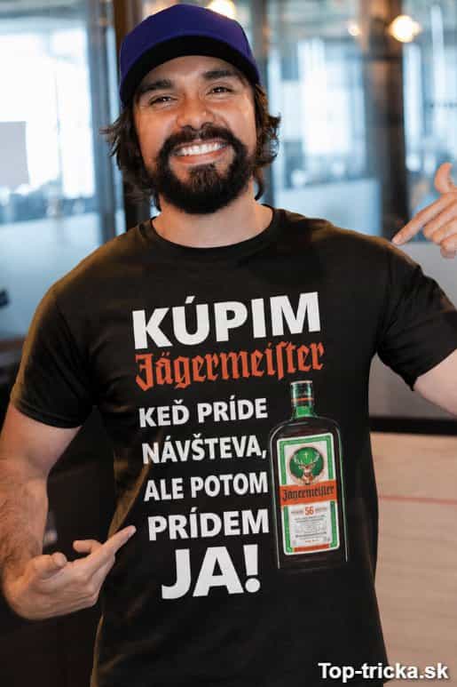 Vtipné tričko kúpim Jägermeister