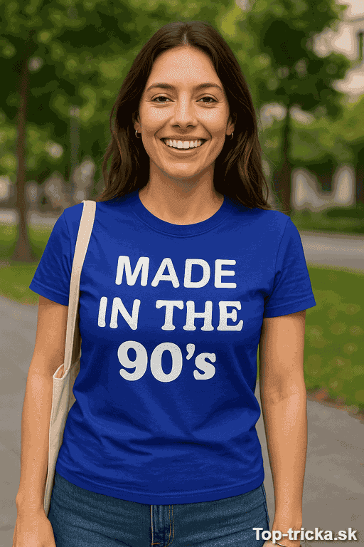 Vtipné tričko Made in the 90s